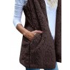 Fur vest - hooded body warmer - jacketJackets
