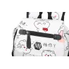 USB charging school backpack canvas 3 pcs setBags