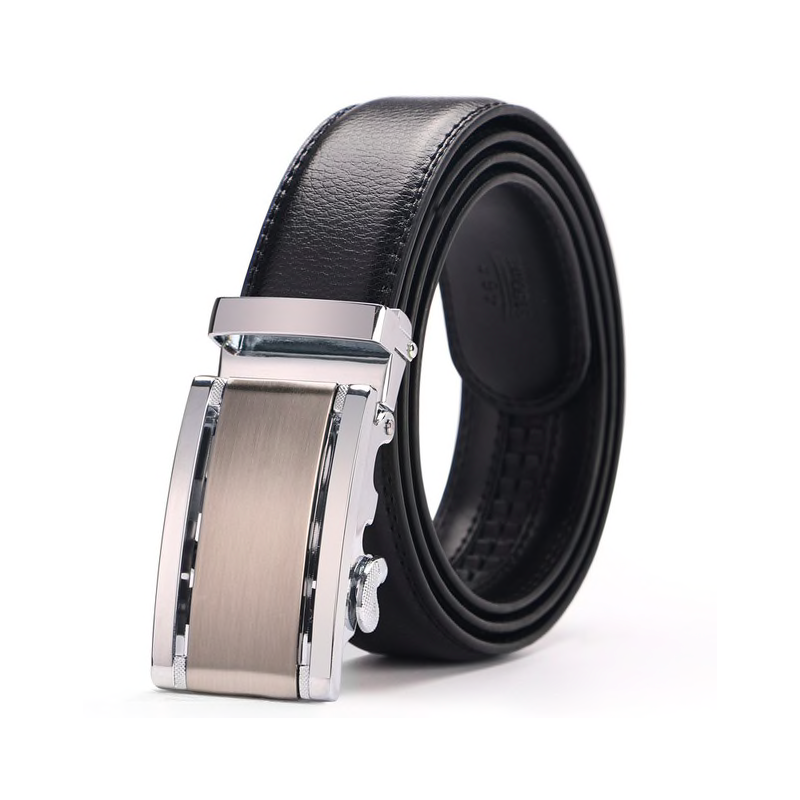 Genuine cowhide leather belt with automatic buckle beltBelts