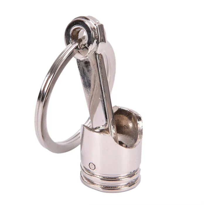 Silver engine pistol - keyringKeyrings