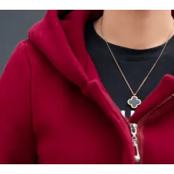 Long hooded coat fleece jacketJackets
