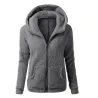 Soft fleece hooded jacket with zipperHoodies & Jumpers
