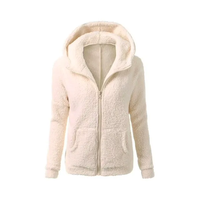 Soft fleece hooded jacket with zipperHoodies & Jumpers