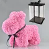 Dog made from infinity roses - 40 cmValentine's day