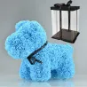 Dog made from infinity roses - 40 cmValentine's day