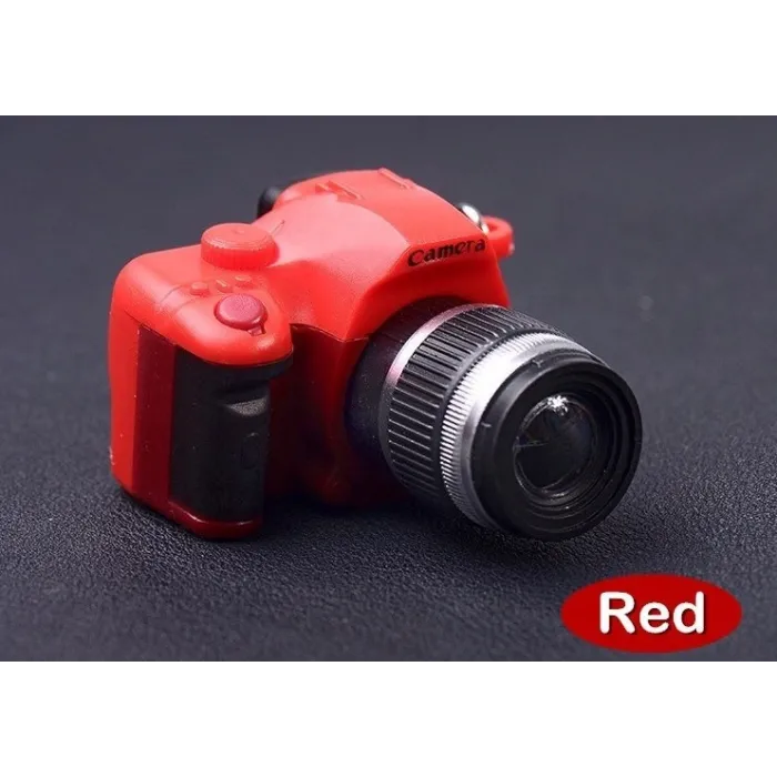 Camera keychain with flashing LED & soundKeyrings