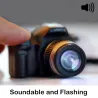 Camera keychain with flashing LED & soundKeyrings