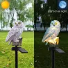 Owl shape - solar powered - outdoor - garden light lampSolar lighting