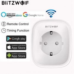 BW-SHP2 WIFI - 220V 16A - smart socket - EU plug - remote control - timing switchPlugs