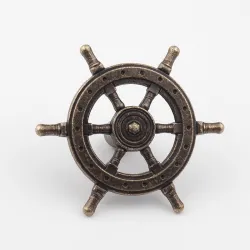 Rudder steering wheel - antique knob - furniture handle - 54mmFurniture