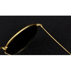 Retro - foldable - oval sunglasses - unisexSunglasses