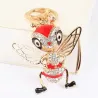 Crystal bee - keychainKeyrings
