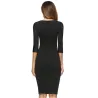 Elegant - slim - women's dress with beltDresses