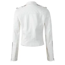 Soft leather jacket with zippersJackets