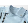 Soft leather jacket with zippersJackets