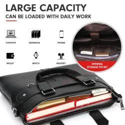 Polo - classic leather wide bagBags