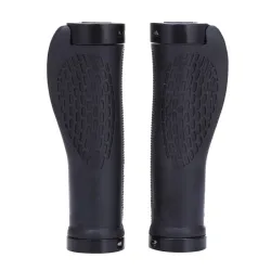 Anti-skid rubber - handlebar grips - for MTB bike - lock-on ends - 2 piecesBicycle