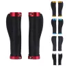 Anti-skid rubber - handlebar grips - for MTB bike - lock-on ends - 2 piecesBicycle