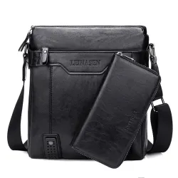 Fashionable leather crossbody & shoulder bag with wallet*Bags