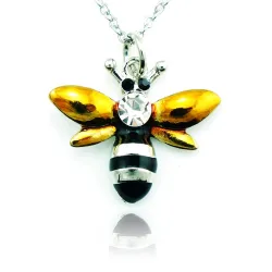 Crystal bee - necklaceNecklaces