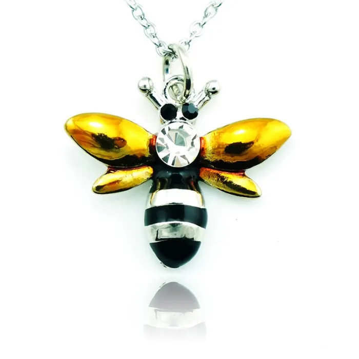 Crystal bee - necklaceNecklaces