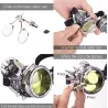 Steampunk & gothic glasses with rivets - vintage gogglesHalloween & Party