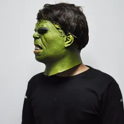 Halloween realistic full face latex maskMasks