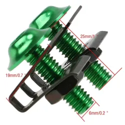 Universal motorcycle bolts - spire speed fastener clips - fairing bolts - M6 10 * 6mm 10 piecesMotorbike parts