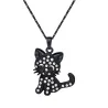 Crystal kitten - elegant necklaceNecklaces