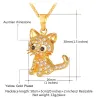 Crystal kitten - elegant necklaceNecklaces