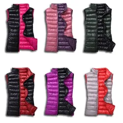 Warm - down - double-sided vestJackets